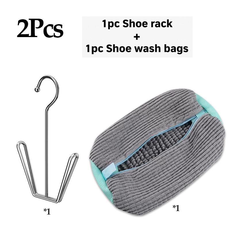Machine Washable Shoe Laundry Bags, Machine & Dryer Safe, Noise-Reducing Prevents Tangling and Deformation During Washing Cycles