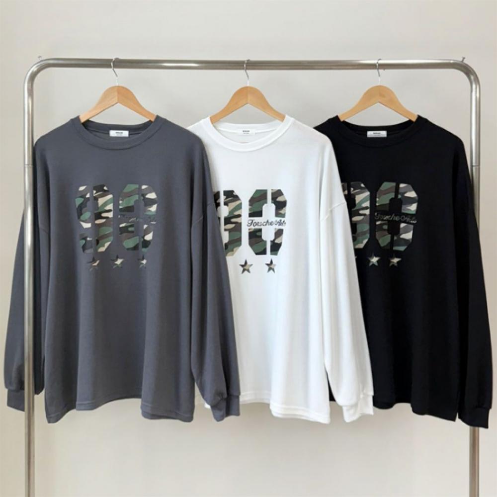 New ArrivalS Open Run Women S Boxy overSize Camouflage PaTTern Long Sleeve T Shi