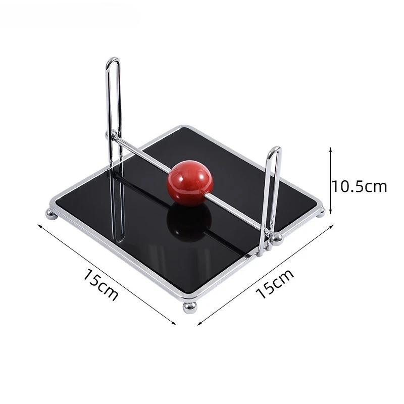 Mid-Century Light Luxury Square Paper Towel Holder Paper Towel Dispenser Tissue Paper Box Napkin Holder