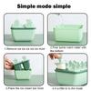 Square Ice Cream Molds Reusable Ice Cube Tray Plastic Homemade Ice Cream Moulds Children's Handmade Ice Stick Household Gadgets
