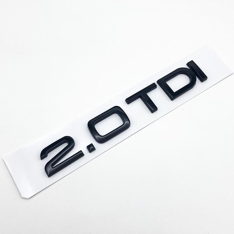 3D ABS Letters 2.0TDI 2.5TDI 3.0TDI 35TDI 40TDI 45TDI 50TDI Emblem for Audi A1 A3 A4 A5 A6 A7 A8 Q2 Q3 Q5 Q7 Car Trunk Sticker