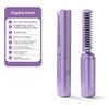 Electric Hair Straightening Comb Curling Brush Multi Use Heated Styling Tool For Home Beauty Routine