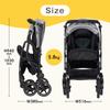 Pigeon Runfee UP Type A Stroller Gray Double-sided