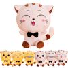 Adorable Cat Kitty Plush Toy Mascot Stuffed Animal Doll New Year Gift Decor