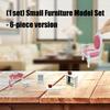 Handcrafts Doll House Miniature Furniture Set For Kids Creative Pretend Play And Craft Model Project Landscape Accessory