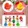 6/12/24 Christmas Rubber Ducks,Accessories Jeep Duckies Toys For Kids Christmas Party Favors,Gift Exchange,Christmas Stocking