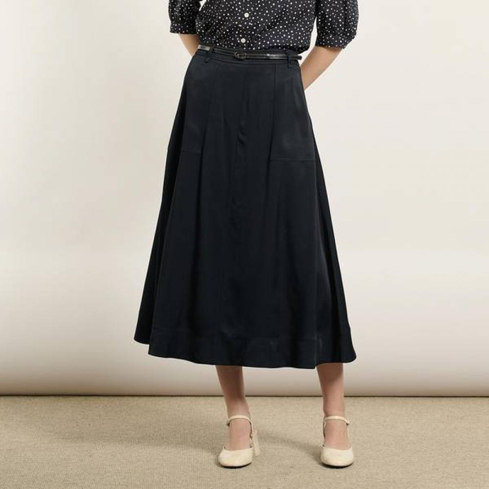 

Bcbg Belted Two Pocket Long Skirt B5f8s233 Khaki brown (85)/77