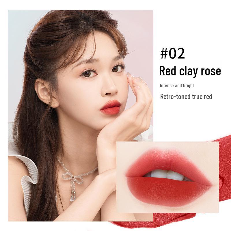 

Jianmei Chuangyan Velvet Matte Lip Glaze - Long-lasting, Non-Transfer Lipstick for Students