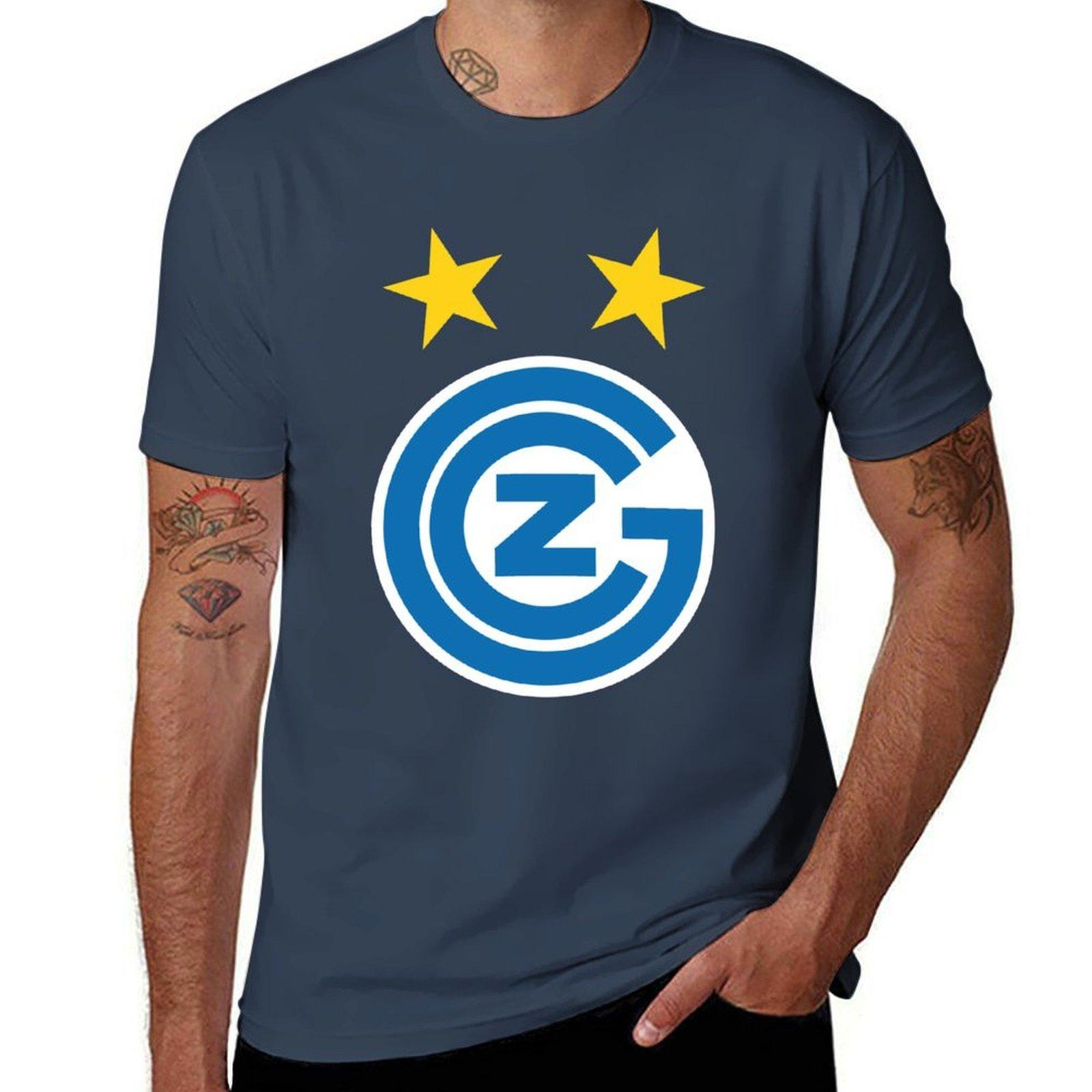 Футболка Grasshopper Zürich мужская простая аниме футболки для мужчины Футболка S