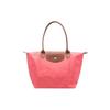 Le Pliage 28 Solid Color Logo Snap Zipper Closure Tote Bag Women Tote Coral-Red 2605089P76