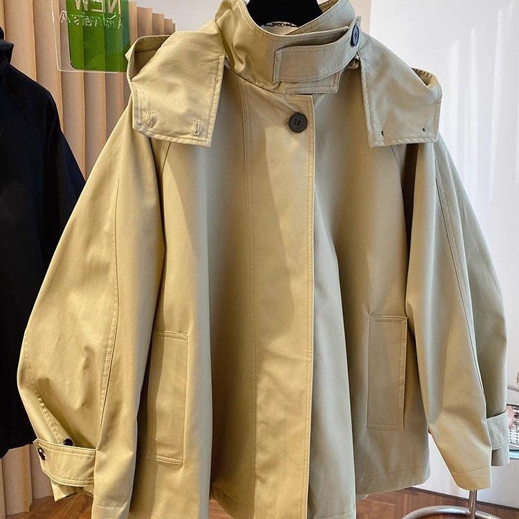 Women's Retro Baseball Jacket - Casual Loose Fit for Spring & Autumn