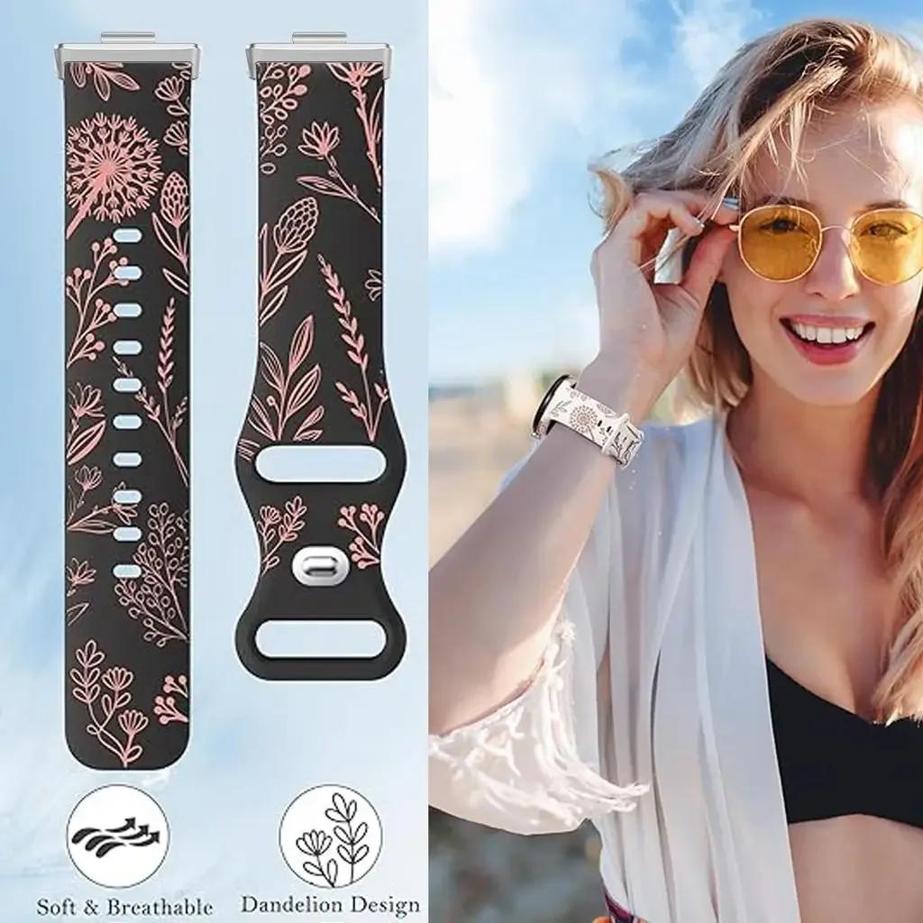 New Silicone Strap For Huawei Fit3/2/1 Two-tone Silicone Replacement Women Watch Band for Huawei Fit3 Fit2 Fit4 Watch Accessory