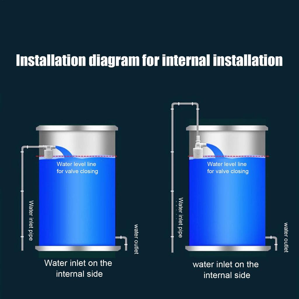 Float Valve For Water Tank Water Trough Float Valve Automatic 1/2inch Leak-Proof Controller Pool Accessories For Garden