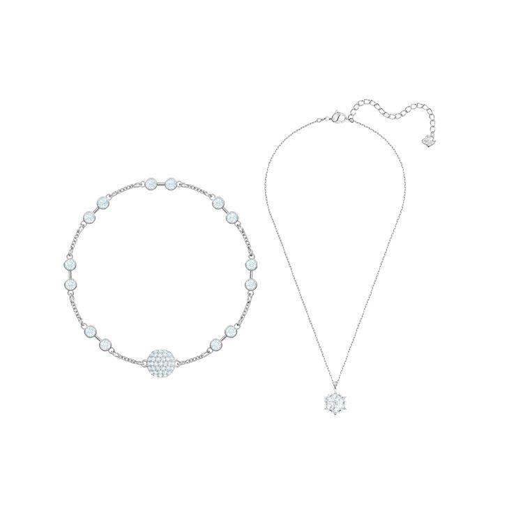 Swarovski Magic  Remix Bracelet Set Necklace Women jewelry ES2021012003 Box (Random Color)