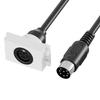 Universelles DIN 8-Pin-Kabel DIN 8-Pin Buchse auf Stecker/Buchse auf Buchse Option für Synthesizer und Sequenzer