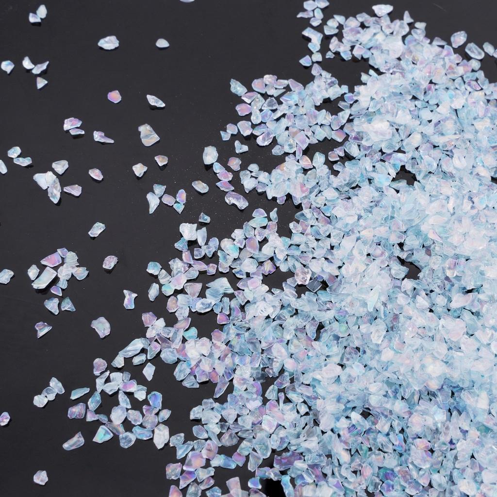 Glass Crushed Stone AB Iridescence