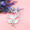 Plant Rose Flower Design Style Metal Cutting Dies DIY Scrapbooking Embossing Stencil Paper Craft Album Template