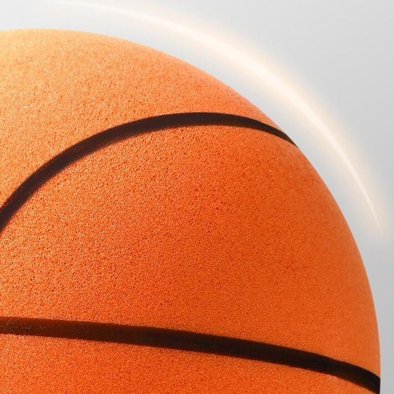 18/21/24Cm Odbijająca Niema Piłka Halowa Cicha Koszykówka Z Obręczą Wysokoelastyczna Lekka Mini Koszykówka Prezenty Dla Dzieci