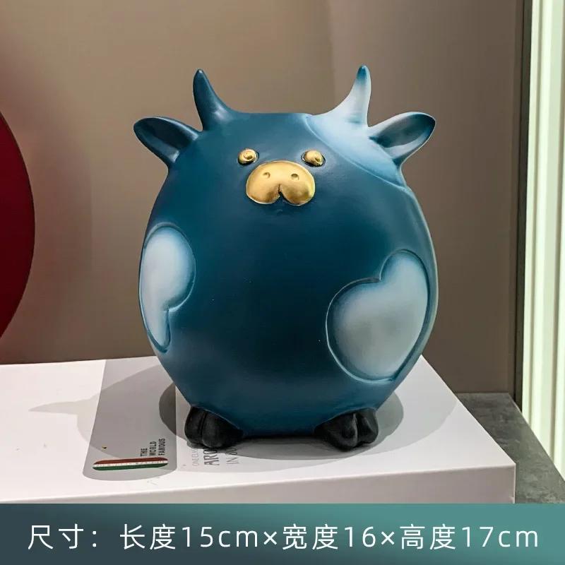 

Modern Cartoon Flying Pig Ceramic Piggy Bank Children s Room Display Large-capacity Money Storage Box Home Decoration