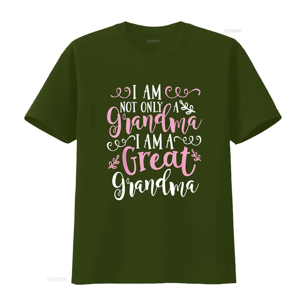 Cute Great Grandma T Shirt Funny  Vintage Washed Graphic Breathable Versatile Slightly Designer Clothes Comfortable Casual