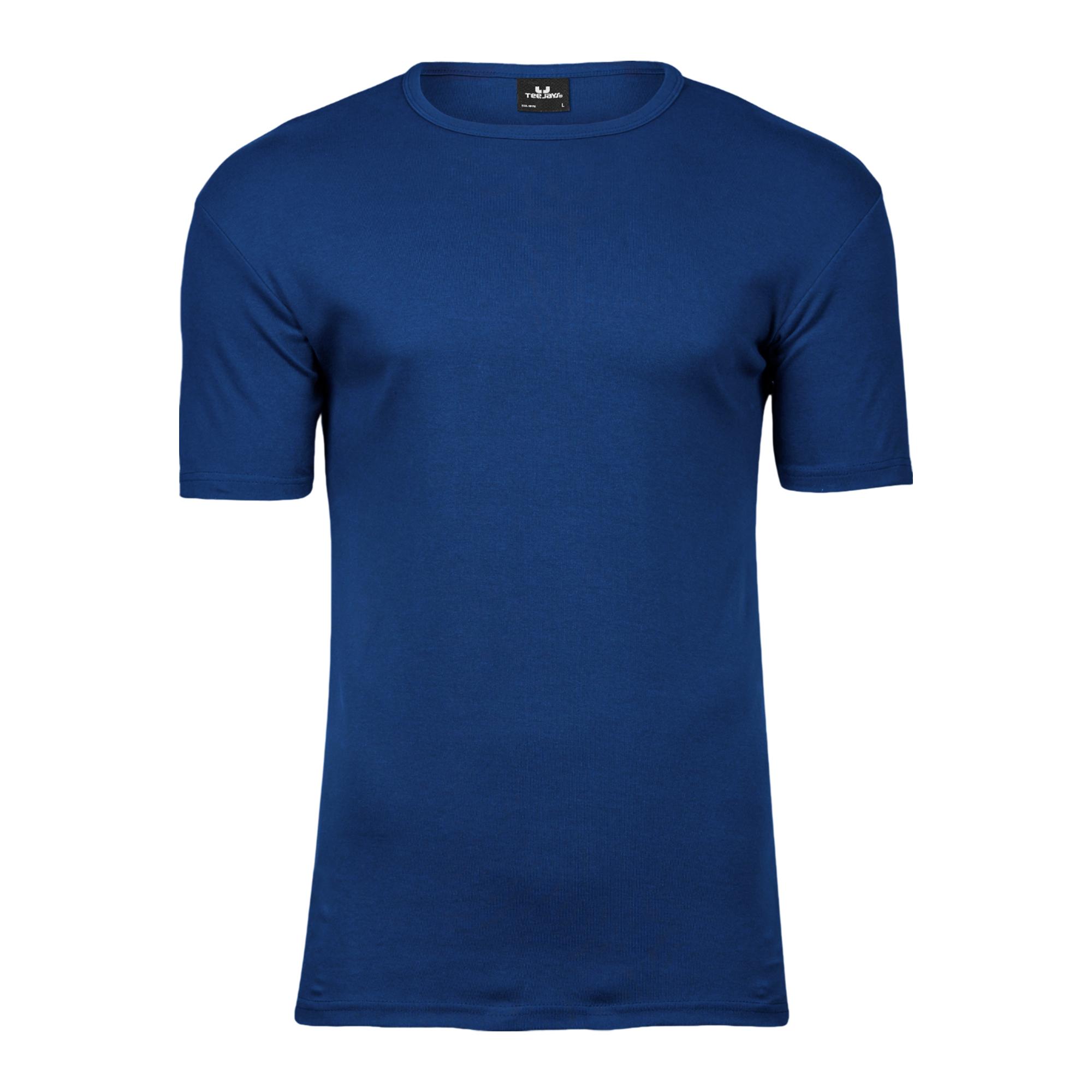 Tee Jays Heren Interlock T-shirt L indigo