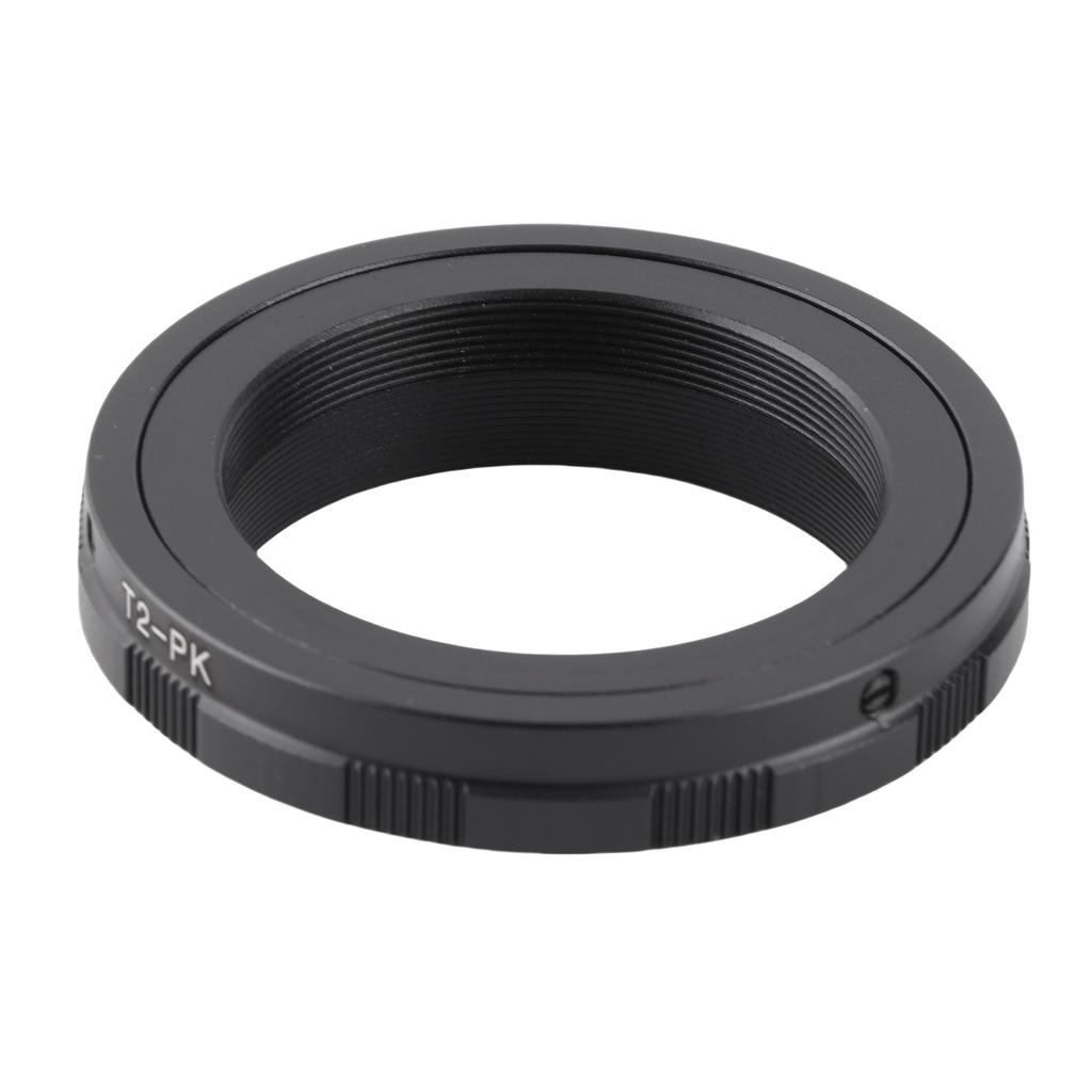 T T2 Mount Lens Adapter for Camera K-70 K-50 K-30 K-500 K-1, All Metal Construction, Machining, Easy to Install
