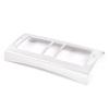 ABS Silver Middle Console Air Outlet Vent Trim For Mercedes-Benz GLK 2009-2015
