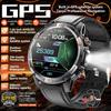 2026 New Adult Outdoor GPS Sport Smart Watch Altimeter Barometer 10ATM Waterproof 580mAh Battery Bluetooth Call Men AMOLED Smartwatch