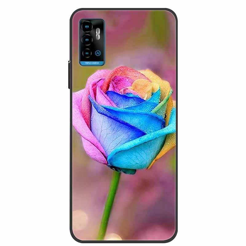For ZTE Blade A71 Case Shockproof Soft silicone TPU Back Cover For ZTE BladeA71 Phone Cases for ZTE Blade A 71 2021 Cute Cartoon
