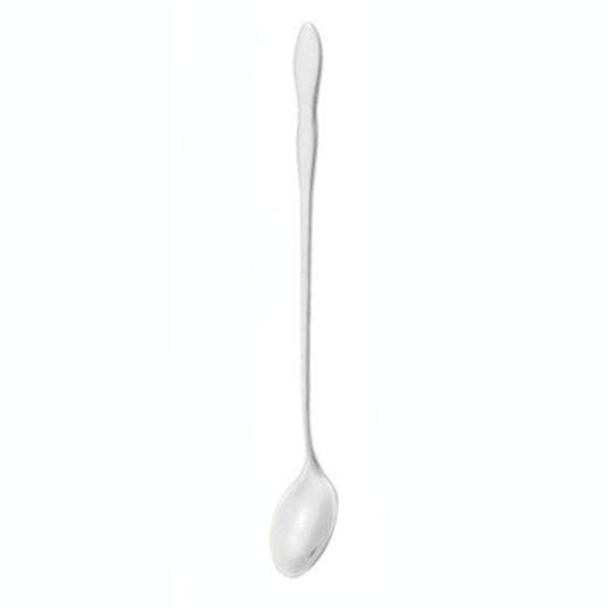 Long Handle Mixing Spoon Stainless Steel Soup Coffee Ice Cream Honey Milk Coffee Scoop Kitchen Utensil Cutlery Flatware