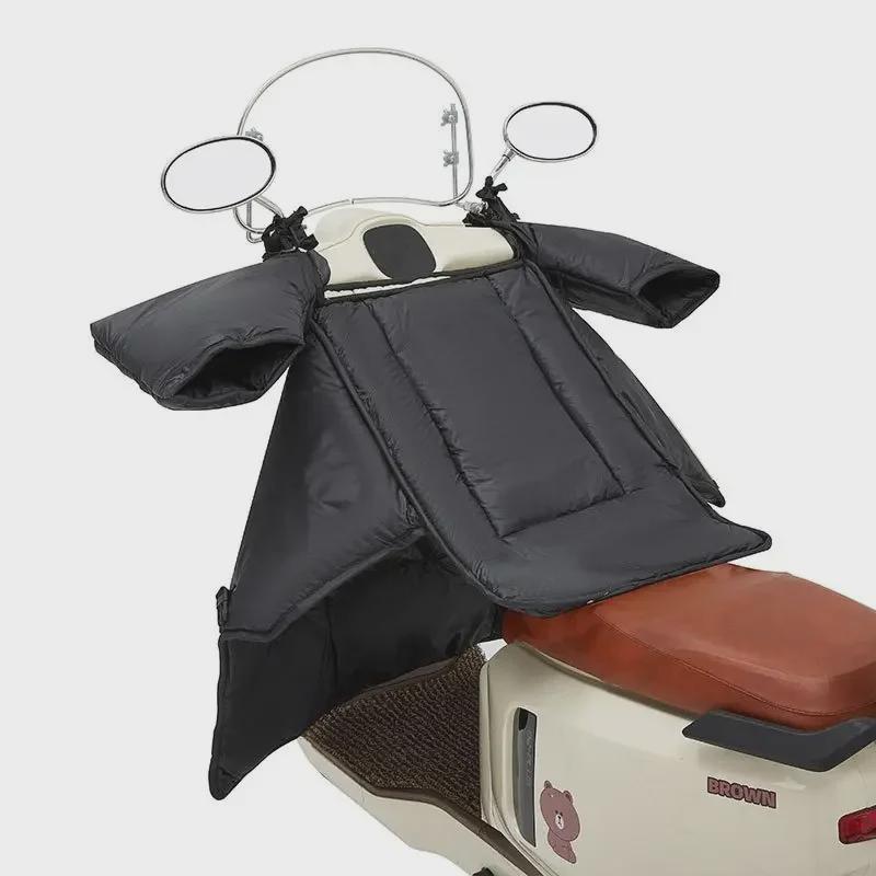 Winter Split Doppelseitige Wasserdichte Windschutzscheibe für Elektro- und Kleinmotorräder