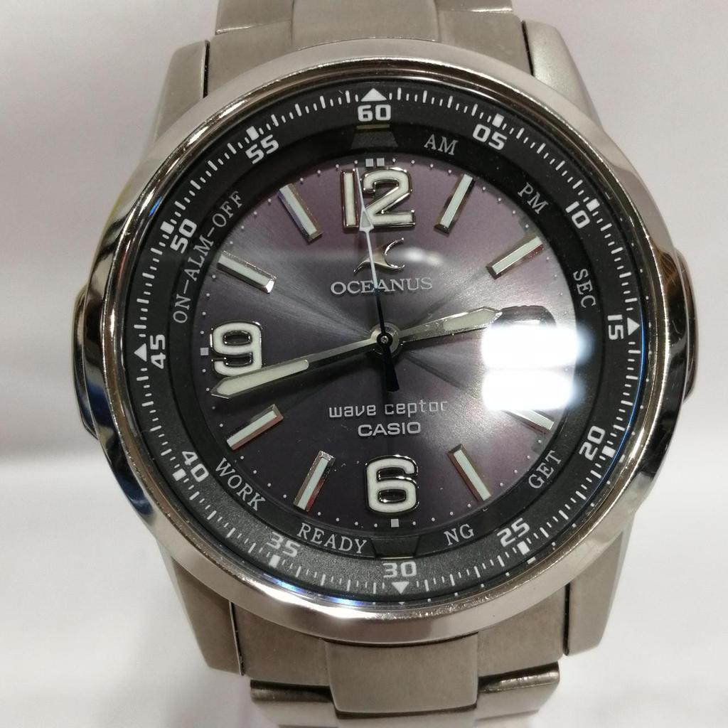 Used CASIO OCW-100TDJ/Dial PPL OCEANUS
