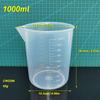 6Pc Transparent Measuring Cups For Kitchen Laboratory Test Beaker With Scale 50/100/200/300/500/1000ml Clear Plastic Mixing Cups