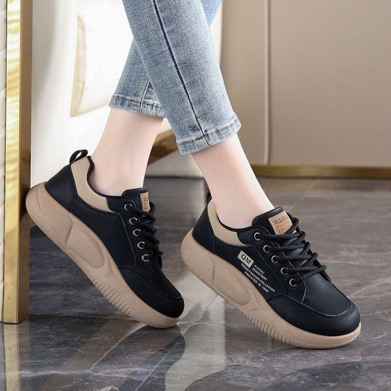 New Breathable Dad Shoes for Women, Thick-soled, Versatile, Anti-slip, Lightweight, Soft-soled Casual Shoes