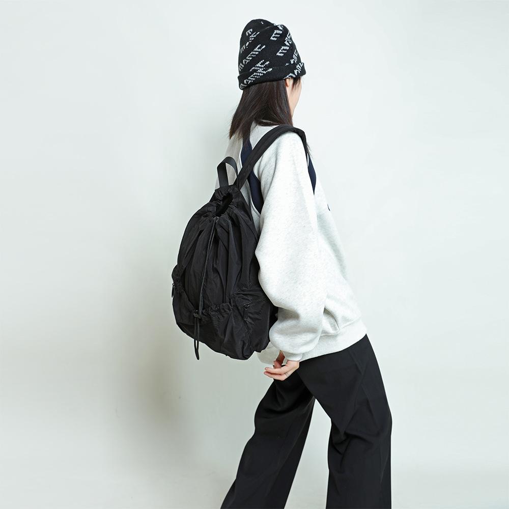 Casual Backpack, Small Backpack, Women's Lightweight Drawstring Schoolbag