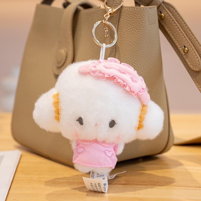 Original Sanrio Neu Kawaii Niedlich Cogimyun Kogimyun Plüsch Schlüsselanhänger Stofftier Kleiner Anhänger Schlüsselanhänger Geburtstagsgeschenke Für Mädchen