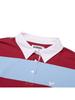 KIRSH Striped Rugby Loose Fit T-Shirt [Sky]