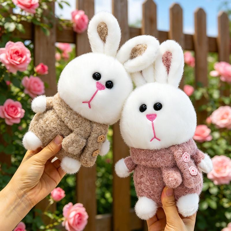 Plush Bunny Toy With Colorful Design For Kids Gift And Collectors