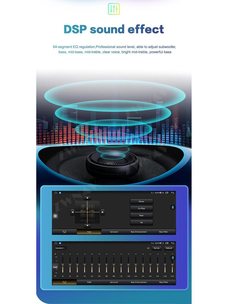 Range Rover Executive Sport 15.5" Dual Screen Android Smart Navigation System