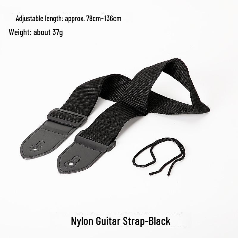 Ethnic Style Widened Wooden Guitar Shoulder Straps - Electric Guitar Polyester Printed Straps