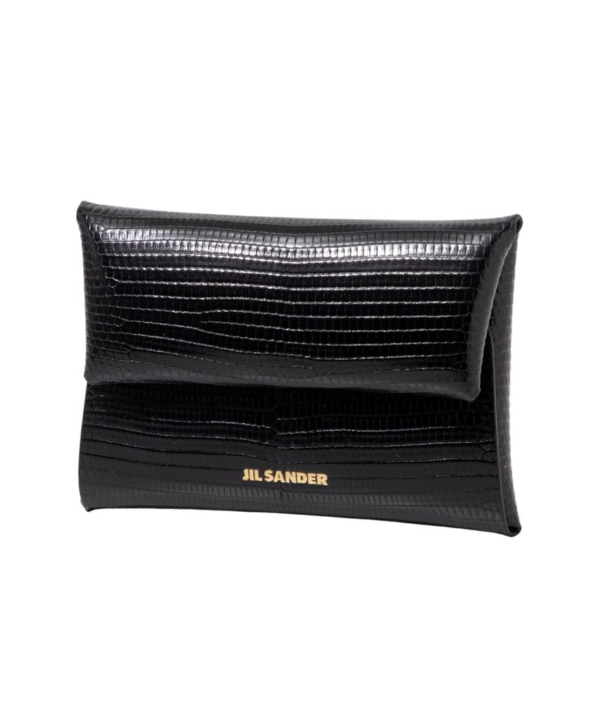 Jil Sander Folded Coin Purse J07UI0013P6966 Black Women's [Used]
