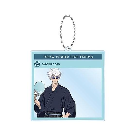 Jujutsu Kaisen TV Anime "Hidden Inventory / Premature Death" Satoru Gojo Hanayashiki Collaboration Yukata Ver. Photo Frame Style BIG Acrylic Keychain