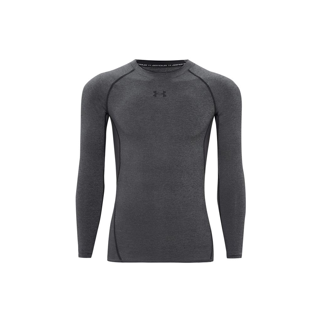 Under Armour Hg Armour Long Sleeve Compression Shirt Men tops Gray 1257471-090