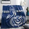 1pz Coperta in Flanella Personalizzata con Nome e Motivo MSV Duisburg Adatta a Tutte le Stagioni per Arredamento Casa Calore e Comfort Regali Regalo Festivo_xia