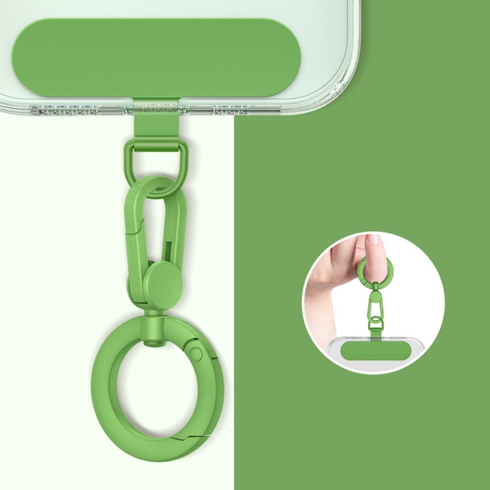 Stainless Steel Phone Lanyard Clip Patch Detachable 360° Rotatable Phone Case Hanging Rope Snap Ultra-thin Anti-lost
