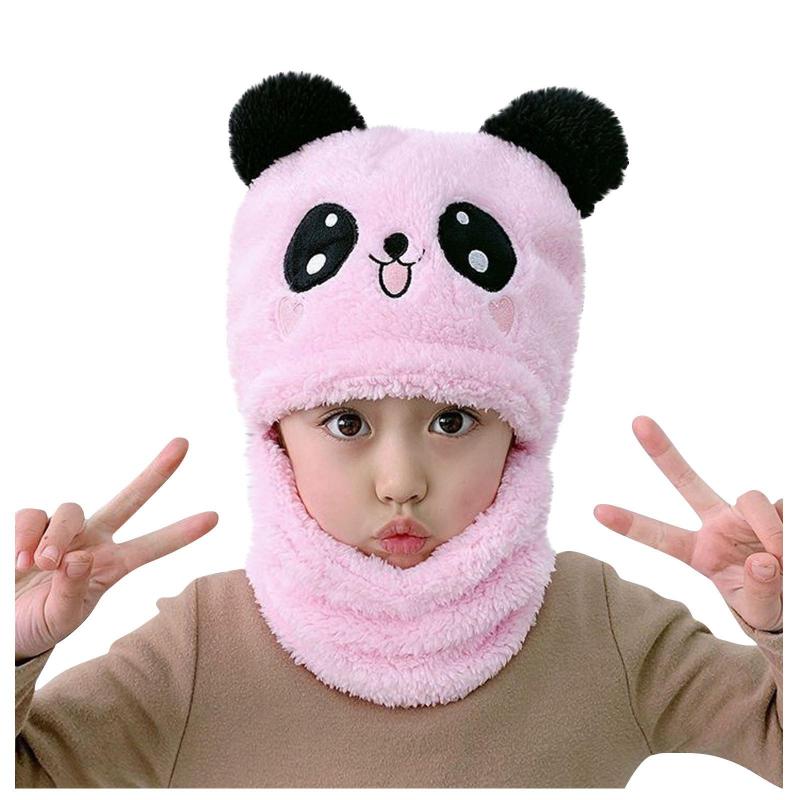 

Шапка-комбинезон для девочек и мальчиков, осенние и зимние шапки, утепленная утепленная крышка для лица и ушей, защитная шапка