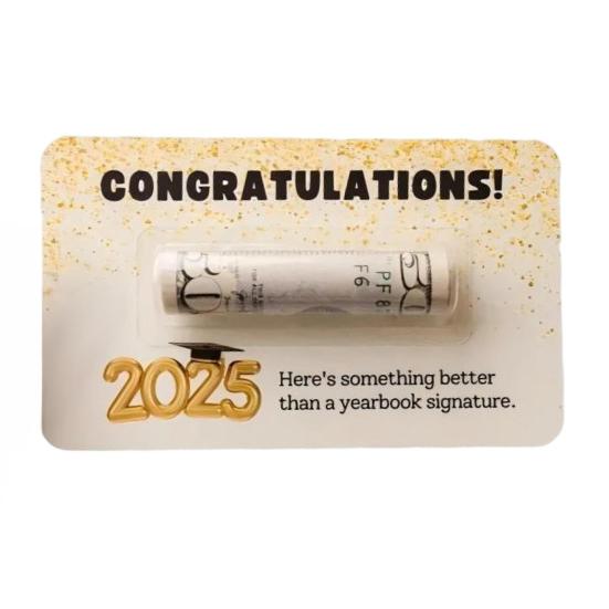 Graduation Money Holder Class of 2025 Congrats Grad Cash Holder with Plastic Cover Graduation Gift Card
