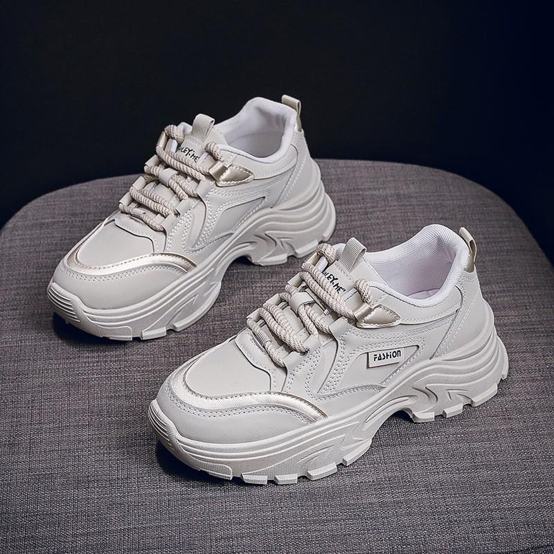 

Dad Shoes Fashionable All-matching Thick Sole Single Sports Casual Running 39