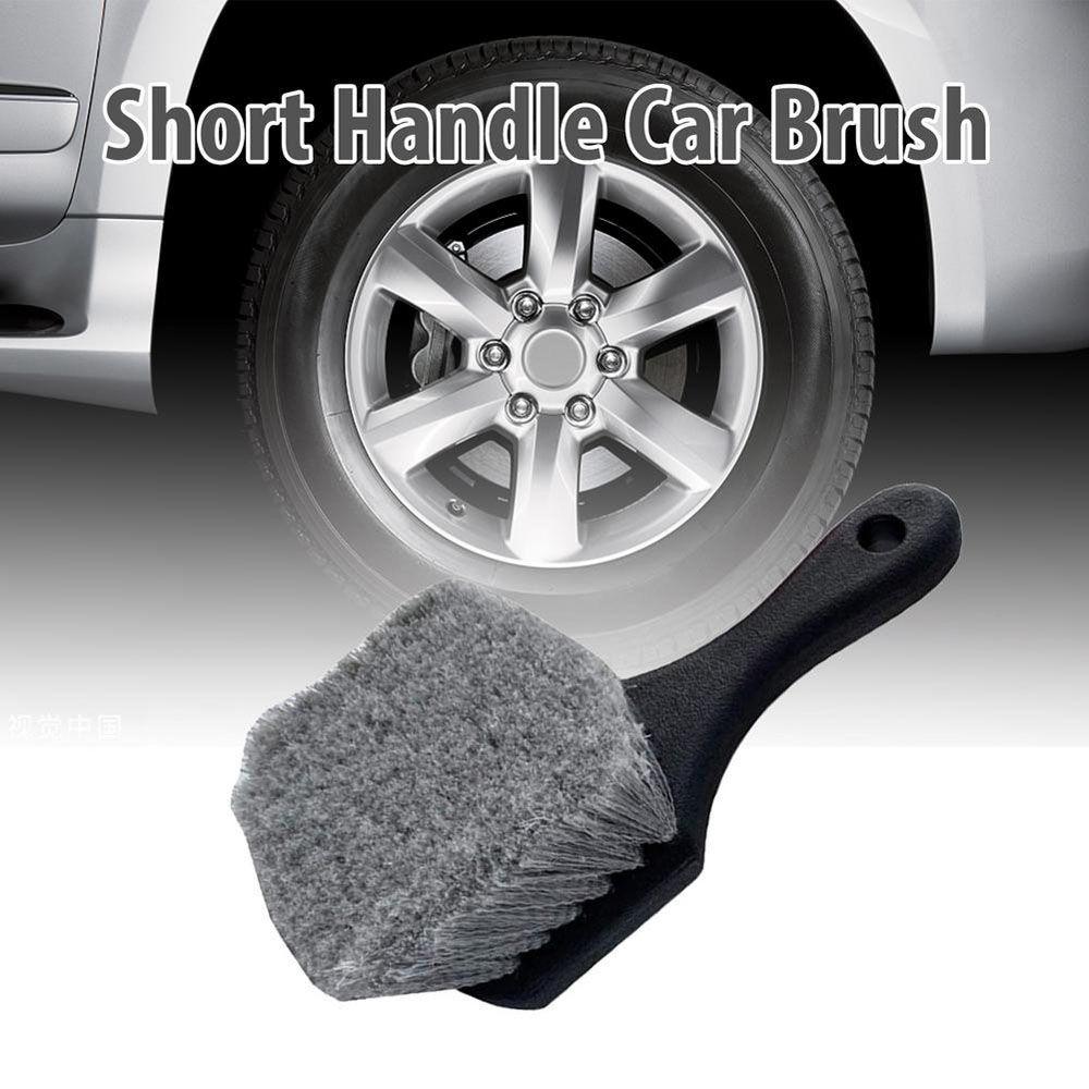 

Grills Cleaning Tool With Handle Car Wheel Brush Car Accessories Tire Cleaner Rim Scrub Brush сірий