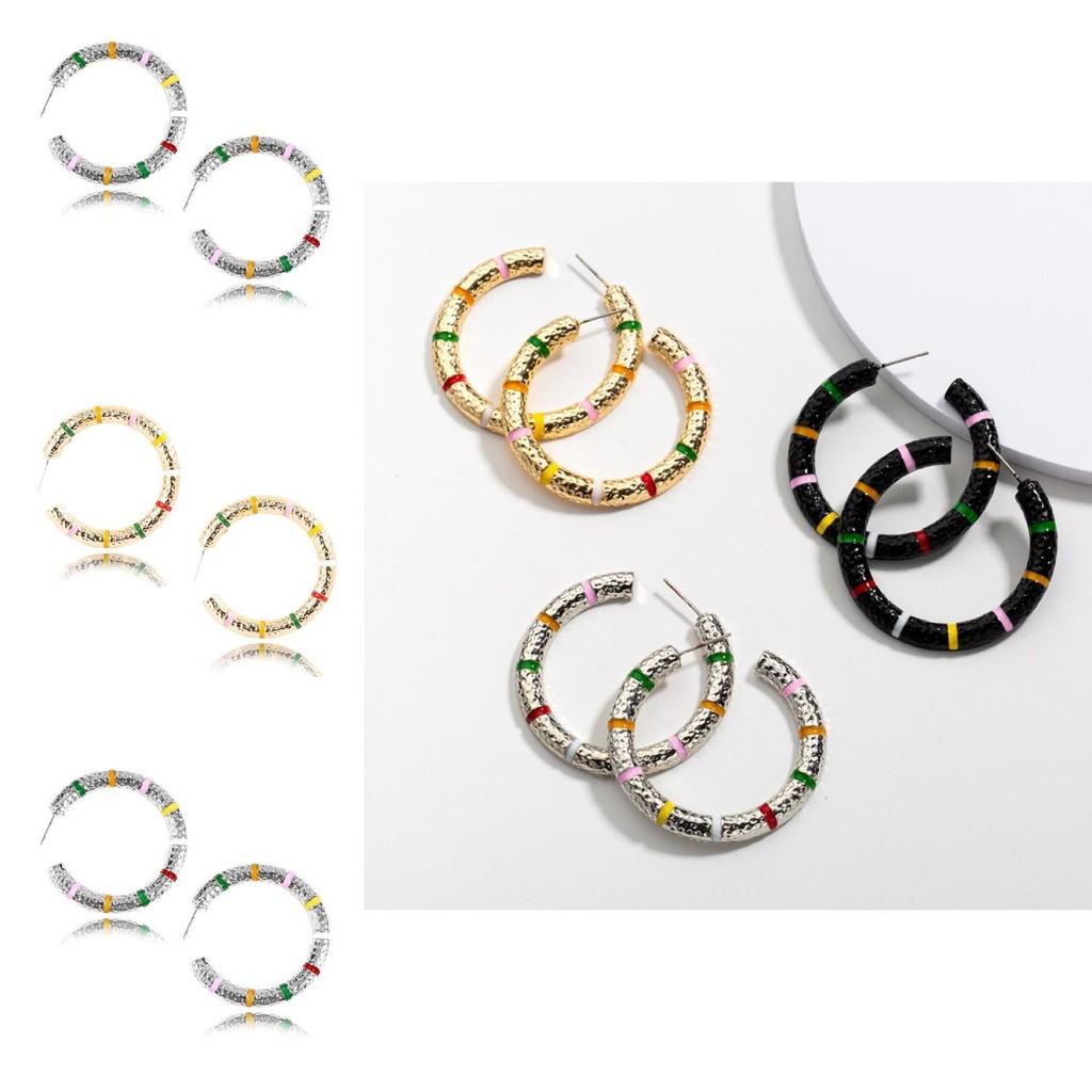 Stylish Alloy Geometric Hoop Earrings For Women Perfect For All Occasions